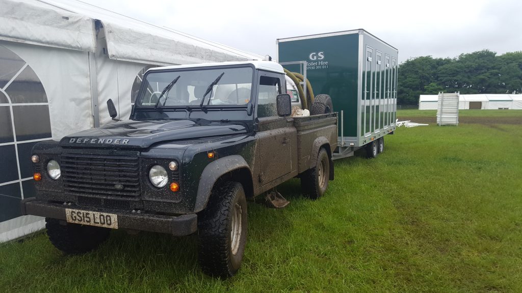 Yorkshire toilet hire trailer